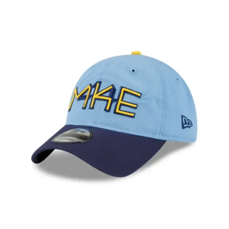 Fashion Milwaukee Brewers City Connect 9TWENTY Adjustable Hat - KTGCaps - Baseball caps for various teams, purchased online at a discount