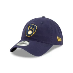 Sale Milwaukee Brewers Core Classic Blue 9TWENTY Adjustable Hat - KTGCaps - Baseball caps for various teams, purchased online at a discount