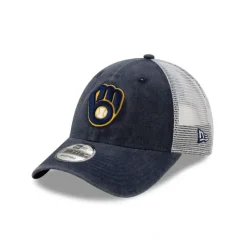 Cheap Milwaukee Brewers 9FORTY Trucker Hat - KTGCaps - Baseball caps for various teams, purchased online at a discount