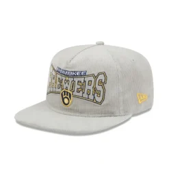 Flash Sale Milwaukee Brewers Gray Cord Golfer Hat - KTGCaps - Baseball caps for various teams, purchased online at a discount