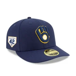 Fashion Milwaukee Brewers Jackie Robinson Day 2024 Low Profile 59FIFTY Fitted  - KTGCaps - Baseball caps for various teams, purchased online at a discount