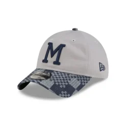 Flash Sale Milwaukee Brewers Pattern Denim 9TWENTY Adjustable Hat - KTGCaps - Baseball caps for various teams, purchased online at a discount