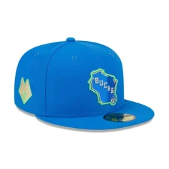 Hot Milwaukee Bucks 2023 City Edition Alt 59FIFTY Fitted Hat - KTGCaps - Baseball caps for various teams, purchased online at a discount