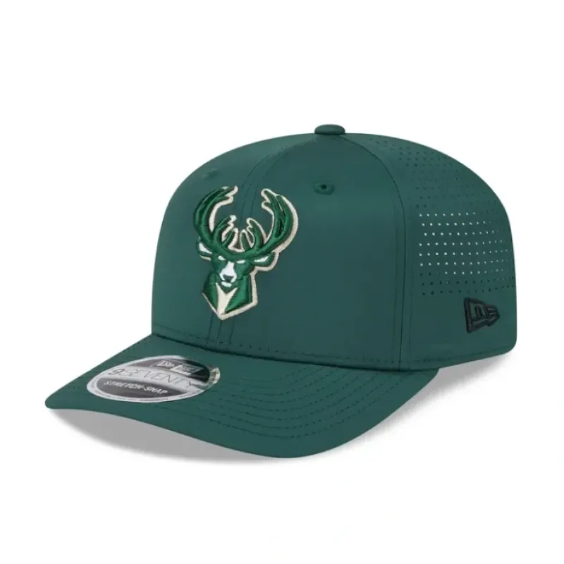 New Milwaukee Bucks Perform 9SEVENTY StretchSnap Hat - KTGCaps - Baseball caps for various teams, purchased online at a discount