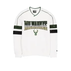 Cheap Milwaukee Bucks Sport Classics White Crewneck - KTGCaps - Baseball caps for various teams, purchased online at a discount