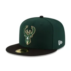 Online Milwaukee Bucks 2Tone 59FIFTY Fitted Hat - KTGCaps - Baseball caps for various teams, purchased online at a discount