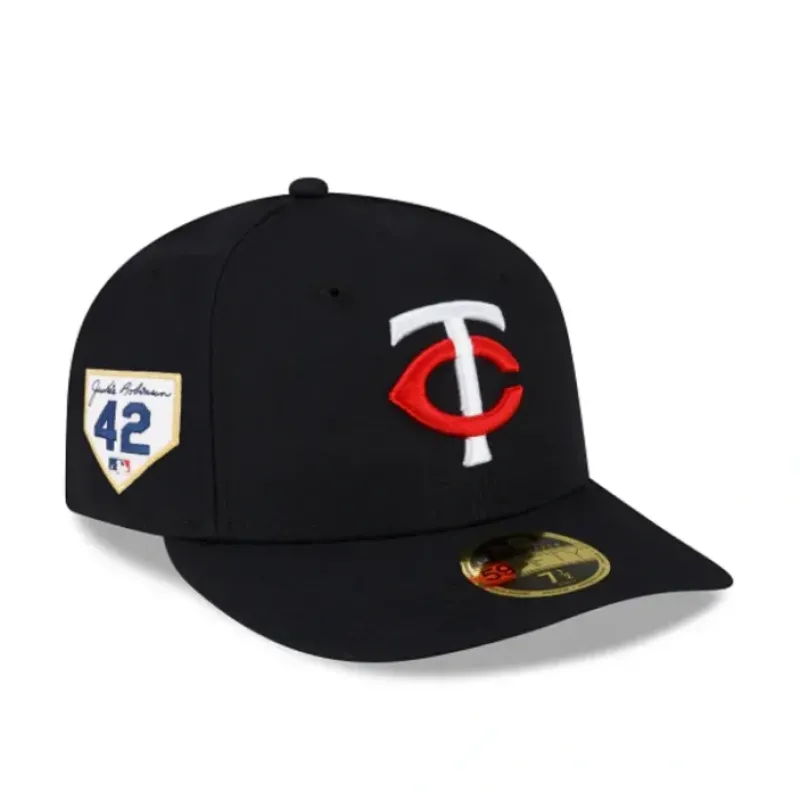 Best Sale Minnesota Twins Jackie Robinson Day 2024 Low Profile 59FIFTY Fitted Ha - KTGCaps - Baseball caps for various teams, purchased online at a discount