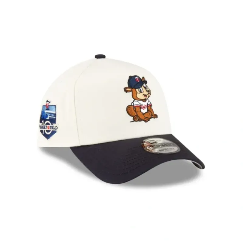 New Minnesota Twins Mini Mascot 9FORTY AFrame Snapback Hat - KTGCaps - Baseball caps for various teams, purchased online at a discount