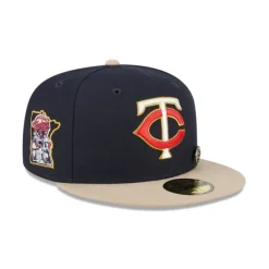 Flash Sale Minnesota Twins Varsity Pin 59FIFTY Fitted Hat - KTGCaps - Baseball caps for various teams, purchased online at a discount