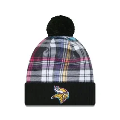 Clearance Minnesota Vikings 2024 Crucial Catch Sport Pom Knit Hat - KTGCaps - Baseball caps for various teams, purchased online at a discount
