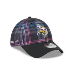 Discount Minnesota Vikings 2024 Crucial Catch 39THIRTY Stretch Fit Hat - KTGCaps - Baseball caps for various teams, purchased online at a discount