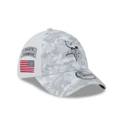 Sale Minnesota Vikings 2024 Salute to Service 39THIRTY Stretch Fit Hat - KTGCaps - Baseball caps for various teams, purchased online at a discount