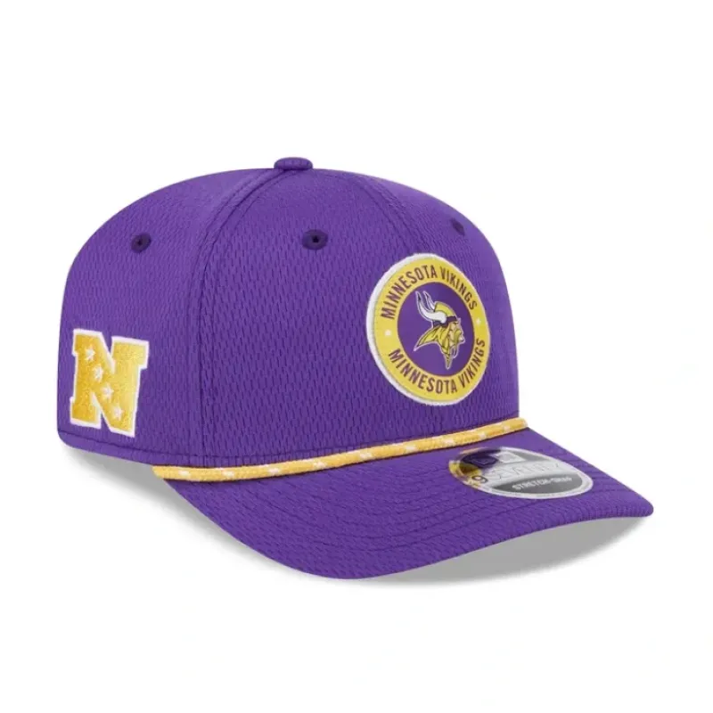 Fashion Minnesota Vikings 2024 Sideline 9SEVENTY StretchSnap Hat - KTGCaps - Baseball caps for various teams, purchased online at a discount