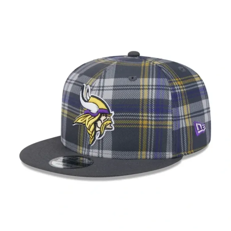Best Minnesota Vikings 2024 Sideline Statement Gray 9FIFTY Snapback Hat - KTGCaps - Baseball caps for various teams, purchased online at a discount