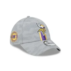 Fashion Minnesota Vikings 2024 Sideline Gray 39THIRTY Stretch Fit Hat - KTGCaps - Baseball caps for various teams, purchased online at a discount