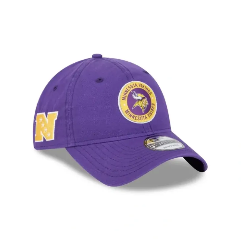 Store Minnesota Vikings 2024 Sideline 9TWENTY Adjustable Hat - KTGCaps - Baseball caps for various teams, purchased online at a discount