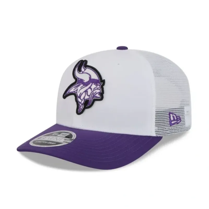 Best Minnesota Vikings 2024 Training 9SEVENTY Trucker Hat - KTGCaps - Baseball caps for various teams, purchased online at a discount