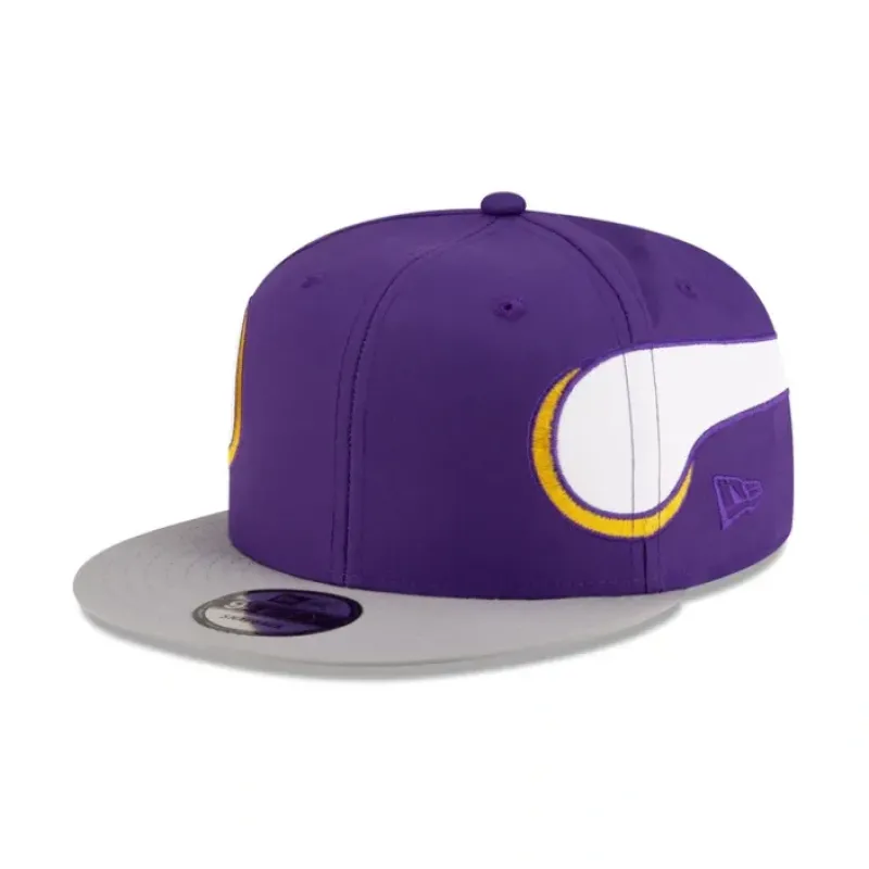 New Minnesota Vikings Historic Helmet Pack 9FIFTY Snapback Hat - KTGCaps - Baseball caps for various teams, purchased online at a discount