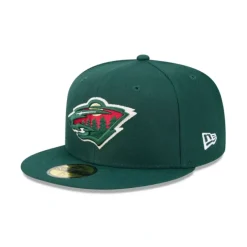 Discount Minnesota Wild 59FIFTY Fitted Hat - KTGCaps - Baseball caps for various teams, purchased online at a discount