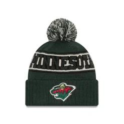 Best Minnesota Wild Retro Pom Knit Hat - KTGCaps - Baseball caps for various teams, purchased online at a discount