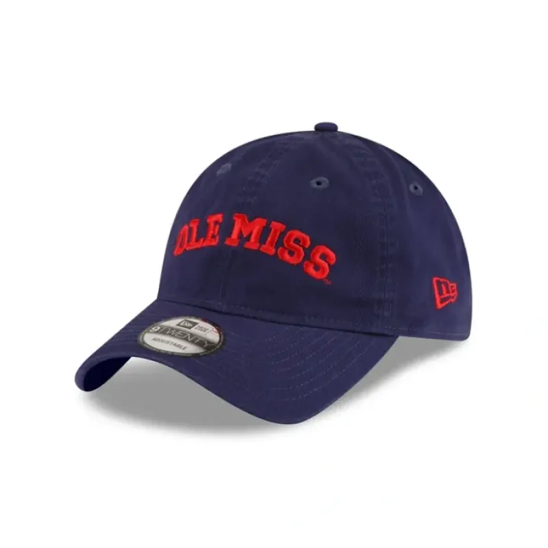 New Mississippi Rebels College Vault 9TWENTY Adjustable Hat - KTGCaps - Baseball caps for various teams, purchased online at a discount