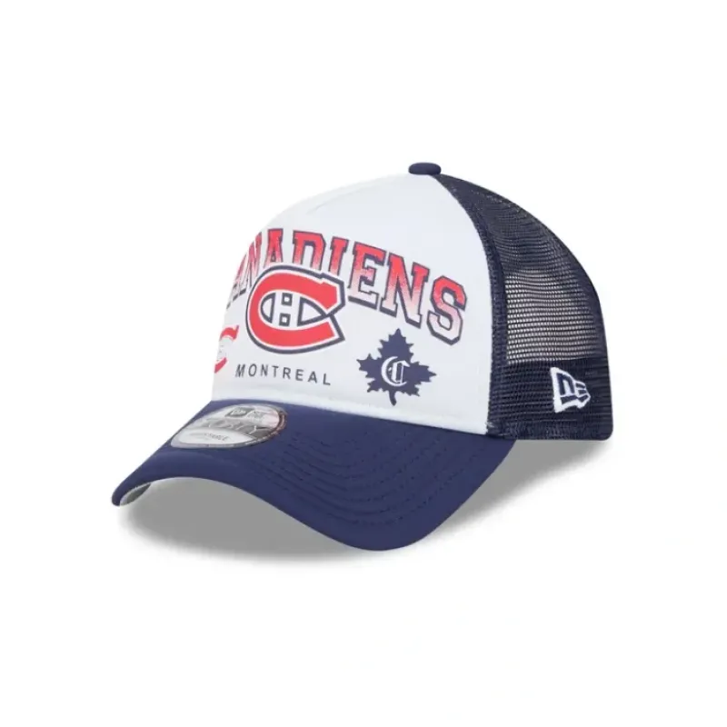 Store Montreal Canadiens Sport Classics 9FORTY AFrame Trucker Hat - KTGCaps - Baseball caps for various teams, purchased online at a discount
