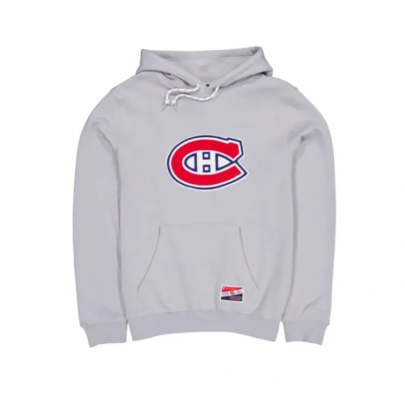 Outlet Montreal Canadiens Throwback Gray Hoodie - KTGCaps - Baseball caps for various teams, purchased online at a discount