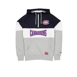 Hot Montreal Canadiens Throwback Color Block Hoodie - KTGCaps - Baseball caps for various teams, purchased online at a discount Caps
