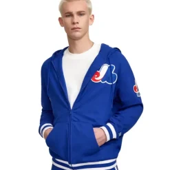 Hot Montreal Expos Coop Logo Select FullZip Hoodie - KTGCaps - Baseball caps for various teams, purchased online at a discount