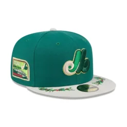 Outlet Montreal Expos Novelty Holly 59FIFTY Fitted Hat - KTGCaps - Baseball caps for various teams, purchased online at a discount