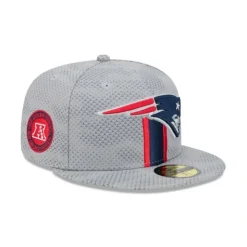 Flash Sale New England Patriots 2024 Sideline Gray 39THIRTY Stretch Fit Hat - KTGCaps - Baseball caps for various teams, purchased online at a discount