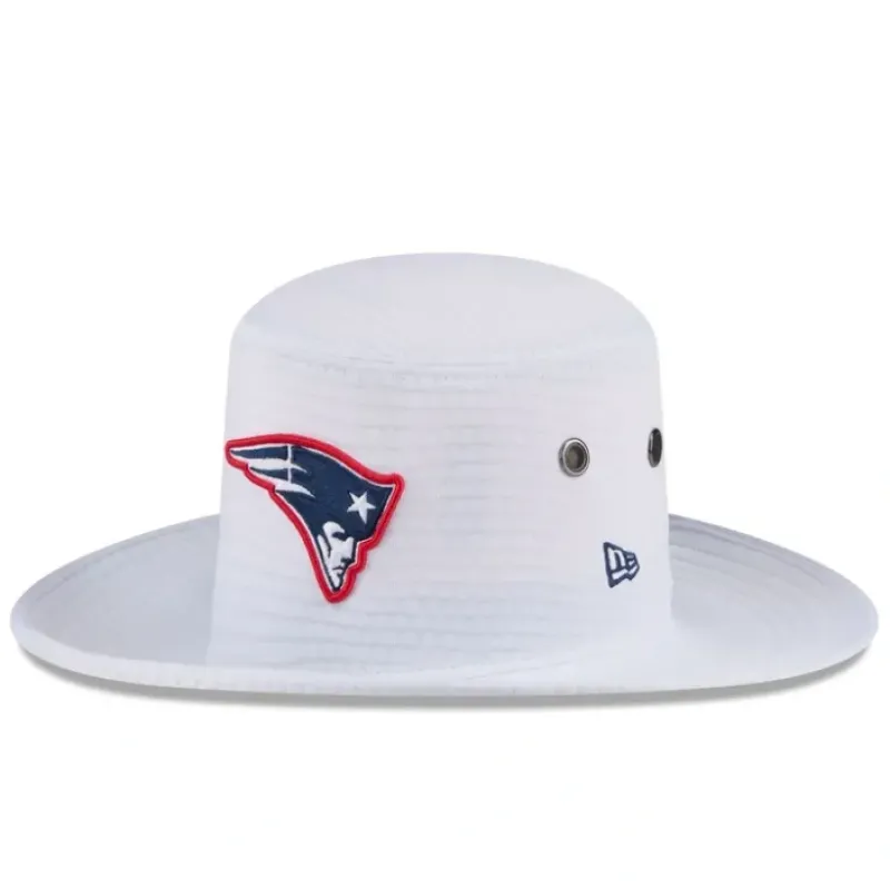 Best Sale New England Patriots 2024 Training Bucket Hat - KTGCaps - Baseball caps for various teams, purchased online at a discount