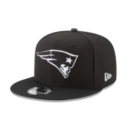 Best New England Patriots Black amp White 9FIFTY Snapback Hat - KTGCaps - Baseball caps for various teams, purchased online at a discount