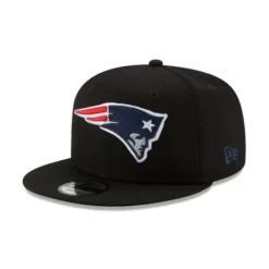Flash Sale New England Patriots Black 9FIFTY Snapback Hat - KTGCaps - Baseball caps for various teams, purchased online at a discount