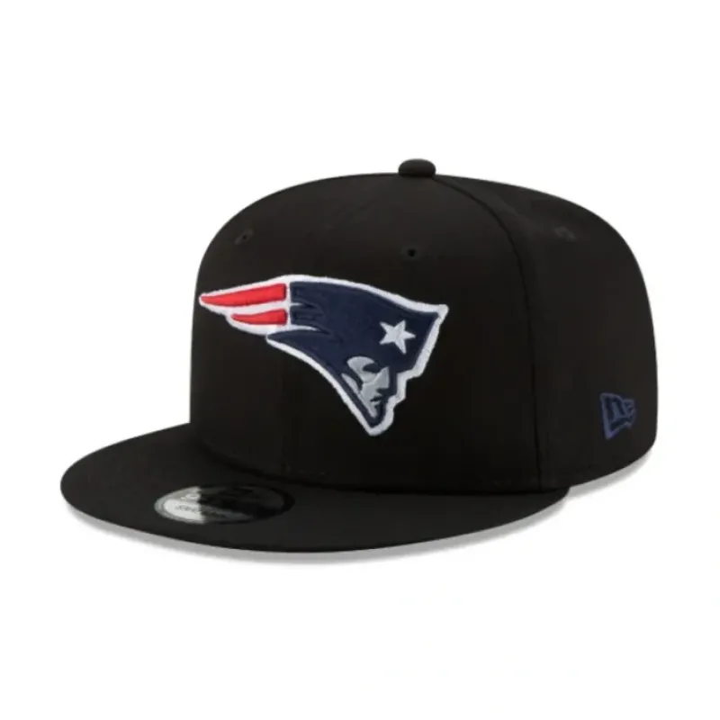 Flash Sale New England Patriots Black 9FIFTY Snapback Hat - KTGCaps - Baseball caps for various teams, purchased online at a discount
