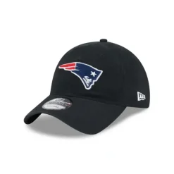 New New England Patriots Black 9TWENTY Adjustable Hat - KTGCaps - Baseball caps for various teams, purchased online at a discount