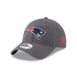 Outlet New England Patriots NFL Core Classic Graphite 9TWENTY Adjustable - KTGCaps - Baseball caps for various teams, purchased online at a discount