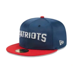 Hot New England Patriots Satin 59FIFTY Fitted Hat - KTGCaps - Baseball caps for various teams, purchased online at a discount