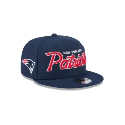 Flash Sale New England Patriots Script Kids 9FIFTY Snapback Hat - KTGCaps - Baseball caps for various teams, purchased online at a discount