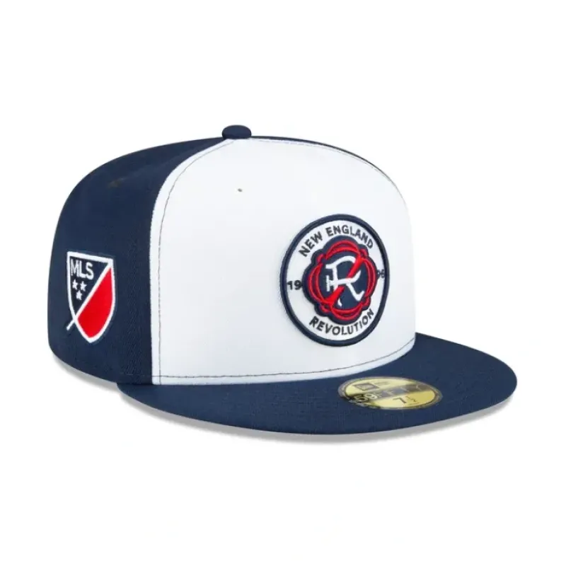 Cheap New England Revolution 2024 MLS Kickoff 59FIFTY Fitted Hat - KTGCaps - Baseball caps for various teams, purchased online at a discount