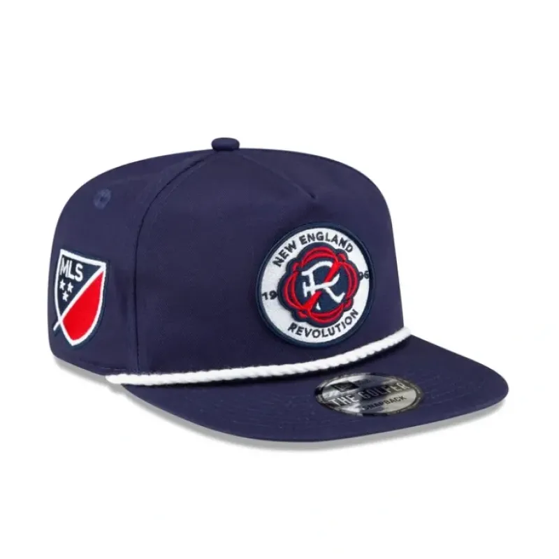 Cheap New England Revolution 2024 MLS Kickoff Golfer Hat - KTGCaps - Baseball caps for various teams, purchased online at a discount