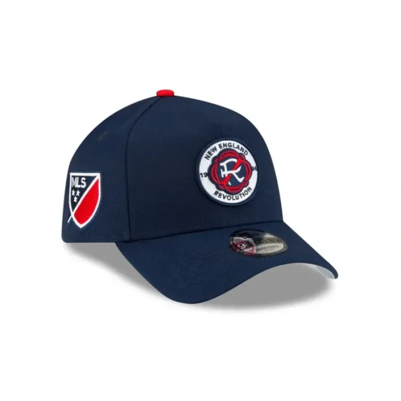 Hot New England Revolution 2024 MLS Kickoff 9FORTY AFrame Snapback Hat - KTGCaps - Baseball caps for various teams, purchased online at a discount