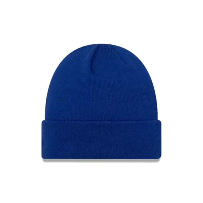 Discount New Era Basic Blue Knit Hat - KTGCaps - Baseball caps for various teams, purchased online at a discount