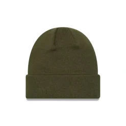 Outlet New Era Basic Rifle Green Knit Hat - KTGCaps - Baseball caps for various teams, purchased online at a discount