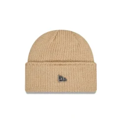 Hot New Era Beige Wide Cuff Knit Beanie - KTGCaps - Baseball caps for various teams, purchased online at a discount