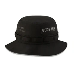 Hot New Era Cap Black GORETEX Adventure Bucket Hat - KTGCaps - Baseball caps for various teams, purchased online at a discount