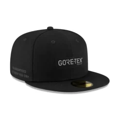 Best Sale New Era Cap Black GORETEX 59FIFTY Fitted Hat - KTGCaps - Baseball caps for various teams, purchased online at a discount