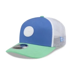 Hot New Era Cap Blue 9SEVENTY Trucker Hat - KTGCaps - Baseball caps for various teams, purchased online at a discount