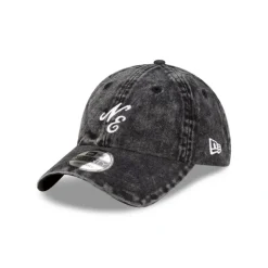 Discount New Era Cap Chemical Wash Black 9TWENTY Adjustable Hat - KTGCaps - Baseball caps for various teams, purchased online at a discount