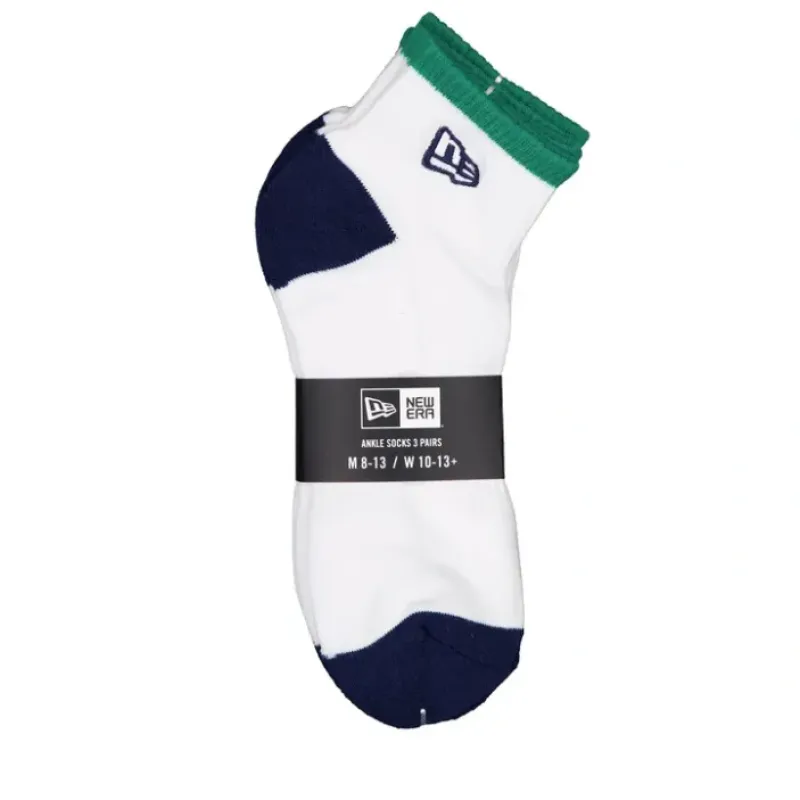 Cheap New Era Cap Court Sport 3Pack Ankle Socks - KTGCaps - Baseball caps for various teams, purchased online at a discount